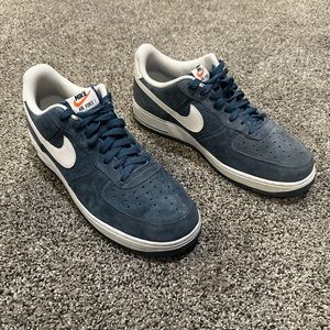 Nike Size 11.5 Air Force One Blue Suede.